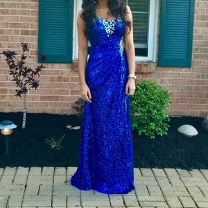 Alyce sequin evening gown